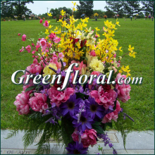 Cemetery Flower Placement