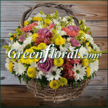 Flowers in Baskets